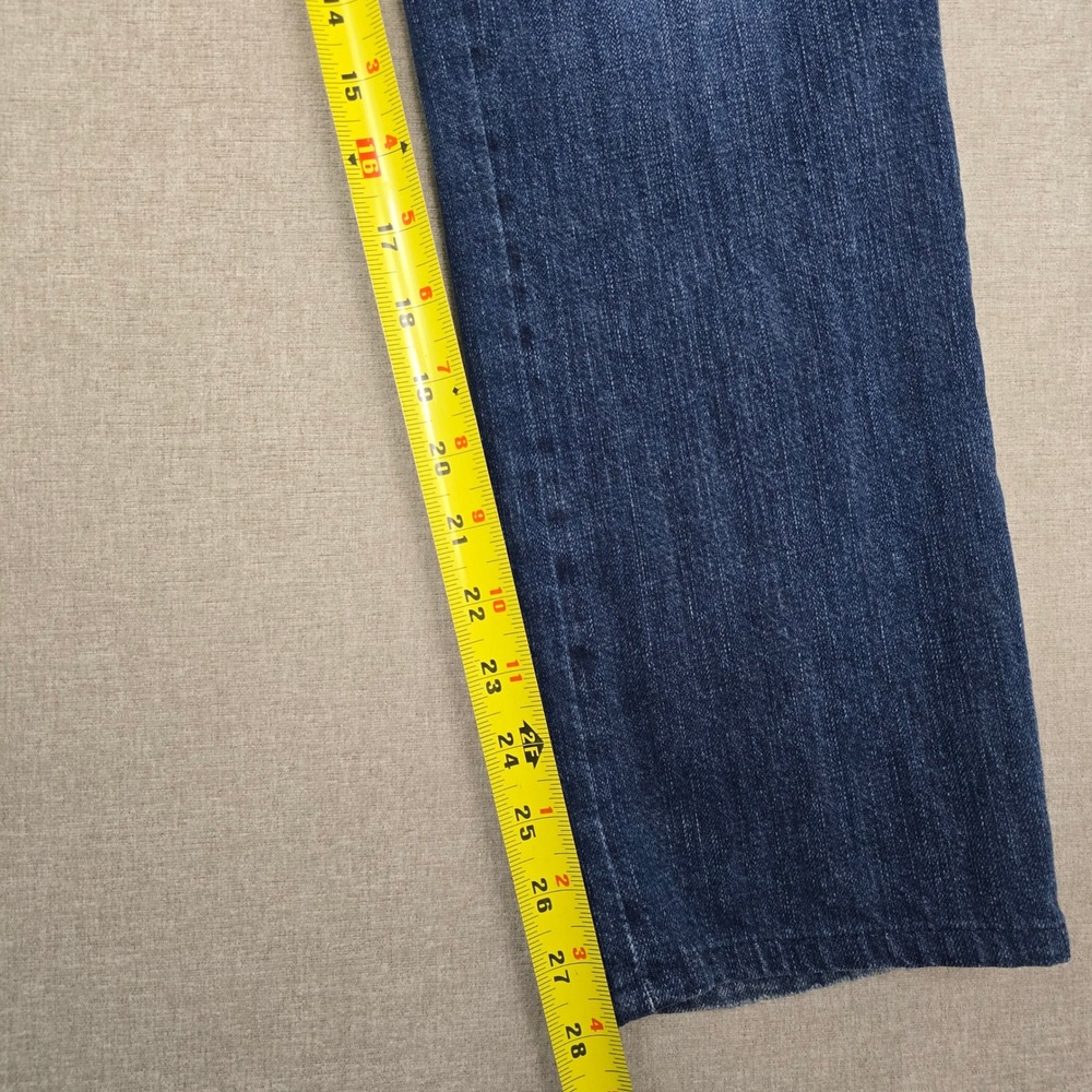 Lauren Ralph Lauren Women's Beaded Velvet Patch Jeans Straight 4 - Picture 13 of 15